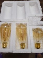 Edison-Bulb Ampoule Incandescent-Lamp Filament G125 Home-Decor E27 Vintage Retro ST64