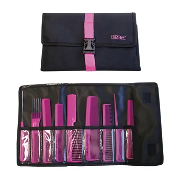 

EUROSTIL PROFESSIONAL CASE 9 COMBS COLORS WITH CLOSURE
