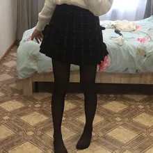 Skirt Knee-Length High-Waist Fall/winter Women's A-Line Above Folded New