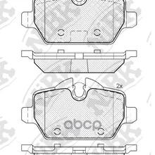 Колодки Задние(Bmw E81/E87/E90 1.6-2.0 04-) Pn0549 NiBK арт. PN0549