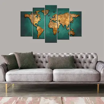 

Map Looking 5 Piece Mdf Table