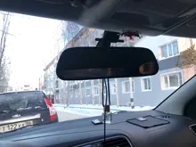 5 pulgadas TFT LCD HD800 * 480 pantalla Monitor coche espejo Monitor para estacionar marcha atrás con 2 entrada de vídeo retrovisor Cámara opcional