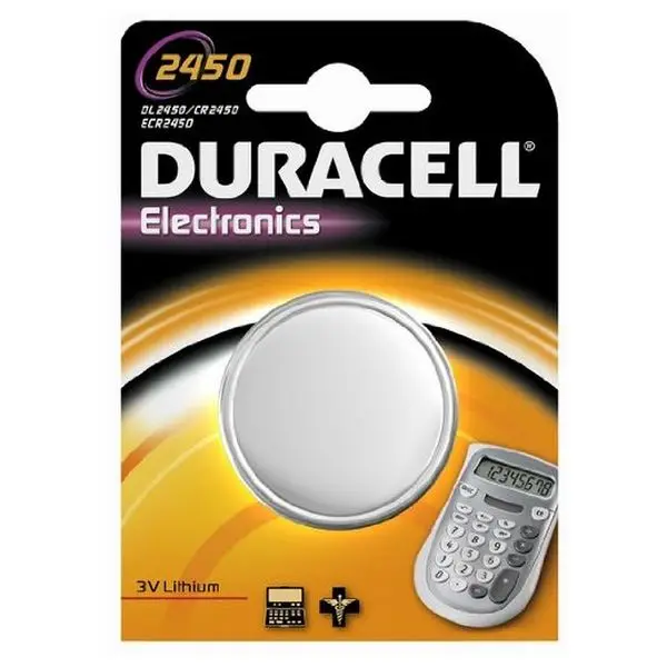 Литиевая Кнопочная батарея DURACELL DRB2450 CR2450 3V