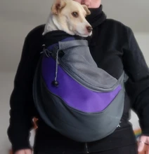 Bolsa de viaje transpirable para mascotas, bolso de hombro de malla Oxford, cómoda, bolso grande de hombro