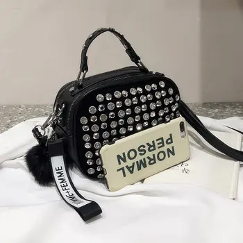 

Ladies Luxury Leather Handbag Famous Designer Ladies Shoulder Bag 2020 New Girl Clutch Bag Diamond Crossbody Bag