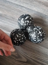 Rodillo de espuma para Yoga, juego de pelota de cacahuete, bloque de Pilates, Bola de rodillo de masaje de cacahuete para terapia, ejercicio de relajación, aliviar el estrés