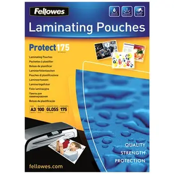 

Laminating hot pockets transparent 175 micron 5308803 FELLOWES42.13