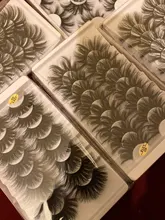 Makeup-Tools False-Eyelashes Eyes-Extension Mink Fluffy Natural Wispies Handmade 1-Box