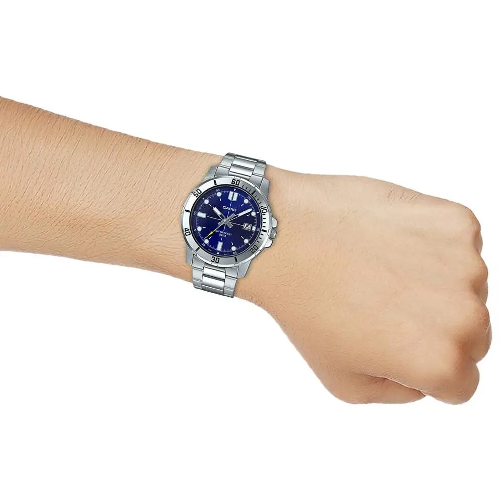 Мужские Роскошные часы бренда Casio 50 м. Водонепроницаемые Модные спортивные