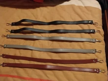 Correa de cuero PU con asa para bolso de mujer, correa de hombro de repuesto, cinturón corto con asa para bolso de mano, accesorios para bolso con hebilla, 60cm