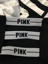 QIWN-bragas deportivas sin costuras para mujer, ropa interior Sexy con letra rosa, lencería cintura baja, Tanga de Yoga