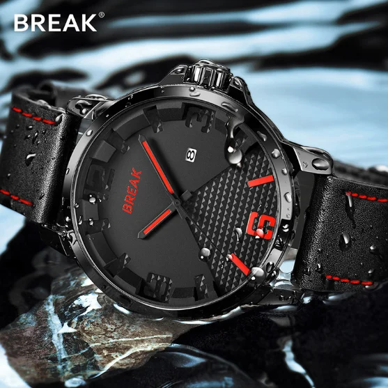 Мужские кварцевые стильные часы Break 3301