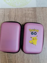 50 tarjetas de capacidad de disco duro caso titular de la tarjeta de Pokemon Pikachu juego tarjetas marcadores de libros titular de tarjetas de Pokemon Gx MEGA