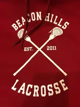 Sudadera con capucha de Teen Wolf para hombre, ropa deportiva masculina con estampado de Lahey, McCall y Stilinski 24, jersey de chándal de hiphop de estilo casual disponible en color rojo