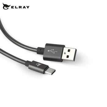 

Cable Elray USB dad/Type-C male 2 M Gray (ac20mbc20gr)