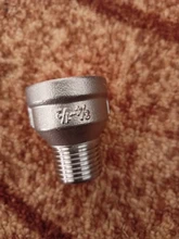 Female Connector Pipe-Fitting Thread-Reducer BSP Adpater 304-Stainless-Steel 3/4-1/8-1-