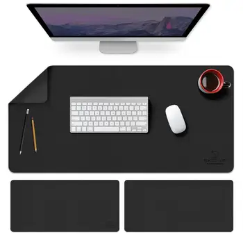 

EXCO Double-Side Gaming Mouse Pad Large Waterproof Mousepad Natural Rubber Game Desk Mat for Desktop PC Computer Laptop 80*40cm