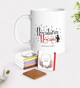 

Personalized Hocaların Mentor White Mug and Chocolate Gift Seti-1