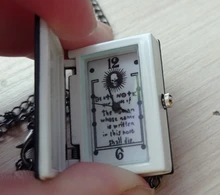 Reloj de bolsillo con cadena para hombre y mujer, pulsera de mano con diseño Steampunk de Death Note, color negro
