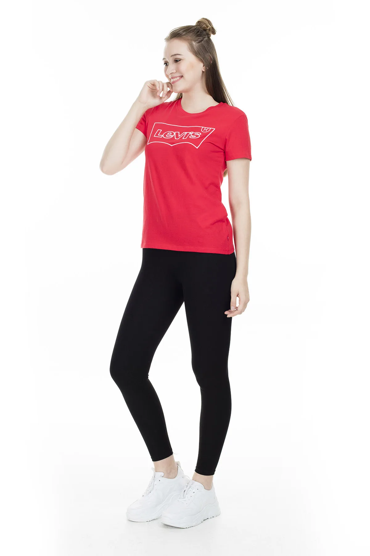 Levi's футболка с велосипедным воротником Женская футболка shirirt 17369
