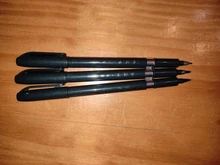 Juego de 3 unidades de bolígrafo de tinta negra para caligrafía, bolígrafo de mano para escribir, dibujo, marcador de arte, suministros de papelería escolar