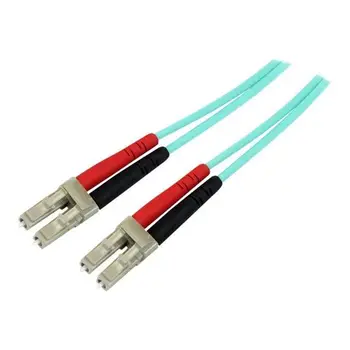 

STARTECH.COM Cord fiber optic OM4 duplex LC LC - 2 m Aqua - 100 Gb - 50/125 - LSZH