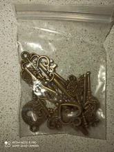 13 Uds Vintage encantos mixto colgante de llaves bronce antiguos encantos clave collar pulseras DIY joyería de Metal al por mayor