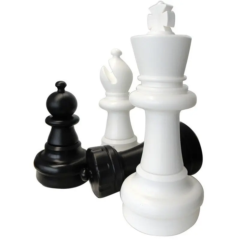 Peças de xadrez gigantes 63 cm. Altura do xadrez gigante do rei 63 cm. Este  jogo gigante é recomendado para uso ao ar livre - AliExpress