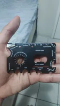 Multifunción 15 en 1 Cuchillo de tarjeta llave seis ángulos destornillador edc Multi herramientas al aire libre