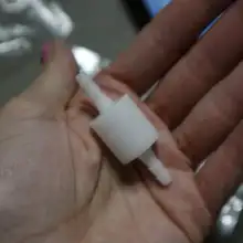 Válvulas de retención de fluidos en línea de agua sin retorno para combustible, Gas y líquido, plástico, unidireccional, 4/6/8/10/12