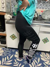 Mallas ajustadas para mujer, Leggings elásticos, Capri, mallas deportivas para mujer, pantalones ajustados con estampado de letras