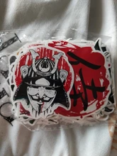 65 Uds Japón Bushidou pegatinas de guerreros para ordenador portátil de PVC pegatinas de grafiti pegatinas para maleta equipaje guitarra coche para los juguetes para los niños F3