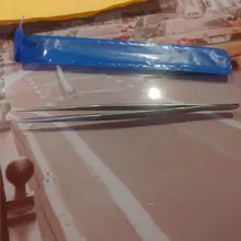 Pinzas puntiagudas de acero inoxidable alargadas, Grado Industrial, 18CM, para herramienta de reparación de teléfonos móviles