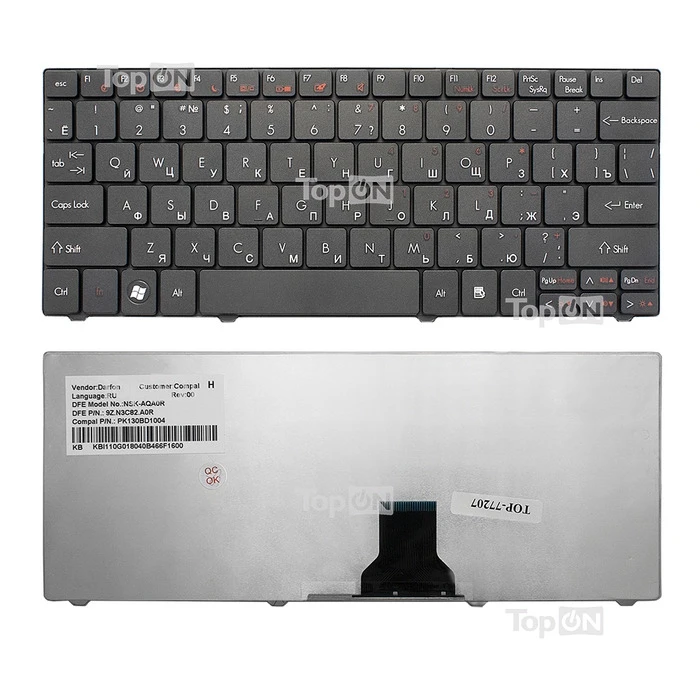 Клавиатура для ноутбука Acer Aspire One 721 722 751 751H 1410 1810 1810T 1830 9Z.N3C82.00R | Компьютеры и офис