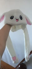 Sombrero de conejo mágico de peluche con orejas móviles para niños, juguete para regalo, foto de fiesta, May06