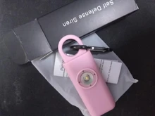 Alarma de seguridad de sirena de autodefensa para mujer, llavero con luz LED SOS de 130dB, alarmas personales, alarma de llavero de seguridad Personal