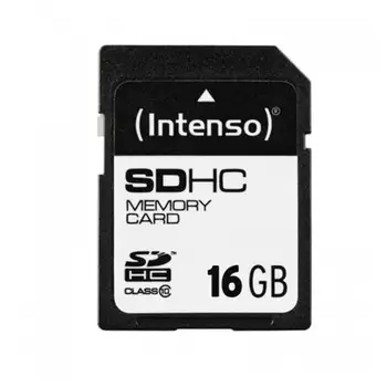 

Secure Digital SDHC 16 GB Class 10 Intenso6.35