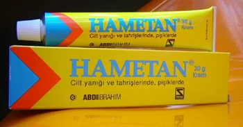 

Hametan 30 gr ointment standard Hamamelis Virginiona extract 0.25 mg