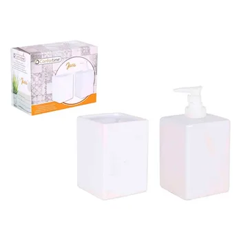 

8039 bathroom Set Java Confortime White Patrat (2 Pcs)