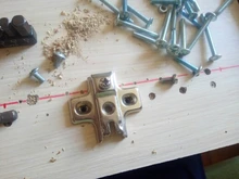 10/20/30/50 Uds M4 M5 M6 M8 Hilo de aleación de Zinc para madera insertar tuerca de brida hexagonal conducir la muebles loco