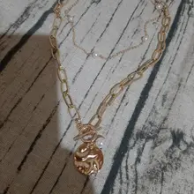 VKME-collar de perlas de mariposa de varias capas para mujer, gargantilla de perlas doradas, estrella del sol, regalo de joyería 2021