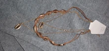 Tocona-collar con colgante de concha de verano para mujeres, cadena de oro para mujeres, Gargantilla ajustable, accesorios de playa, B07303