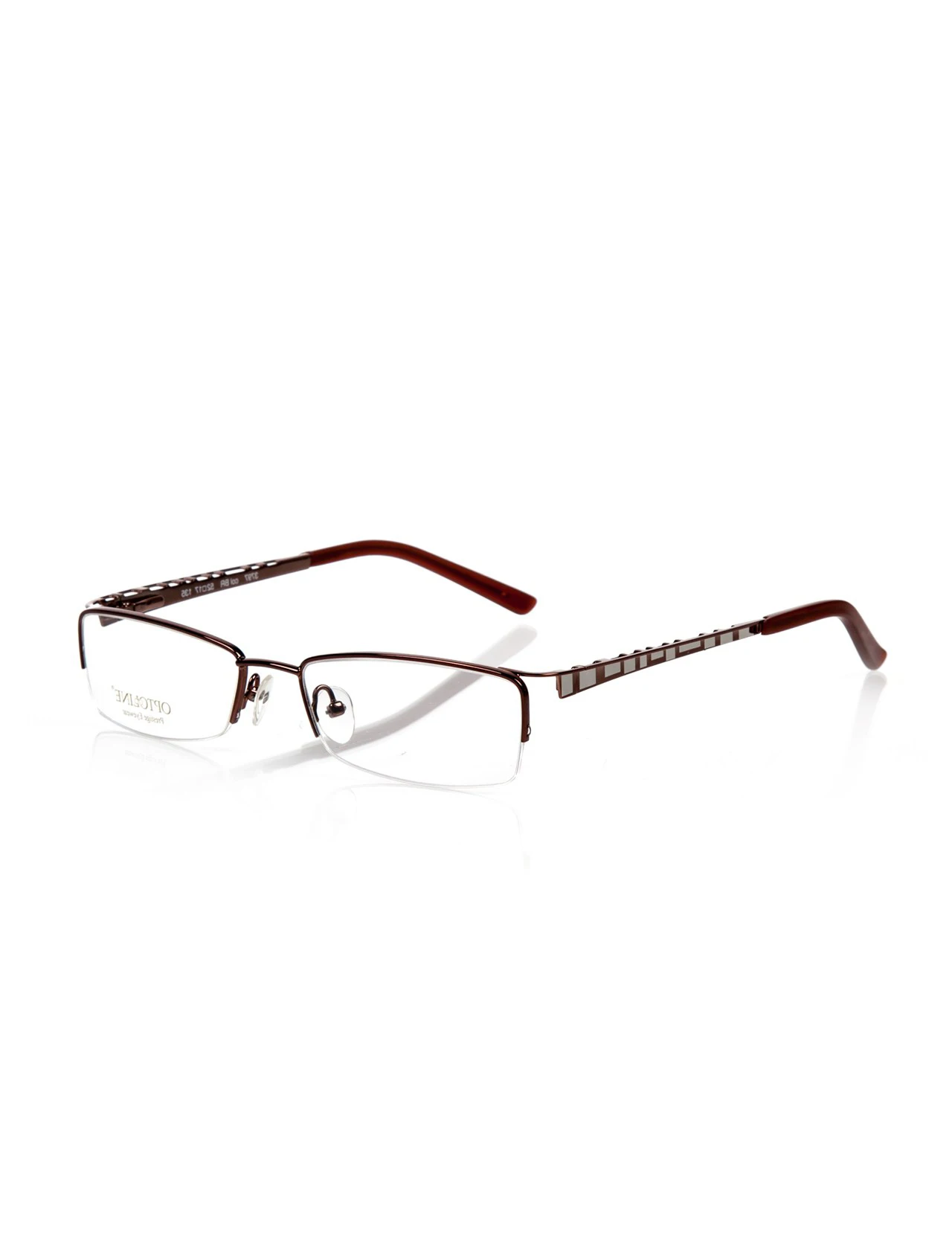 

Markamilla Unisex Reading Glasses Frame Demo Glasses Eyewear Transparent High Quality Women MenOptoline F-S 3797 BR