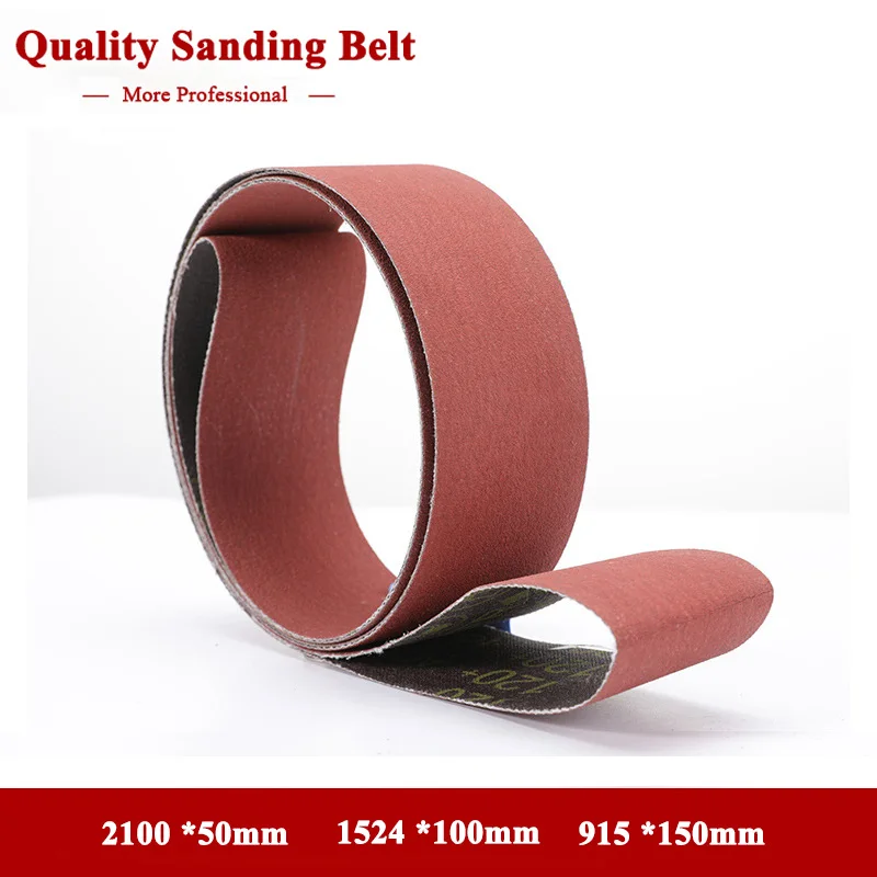 SandingBelts2100x50915x1001524x150mmAbrasiveBeltGrit80600