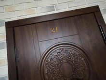 Door-Label Sticker Number Apartment Address Bronze Hotel Home Modern House Digital Golden