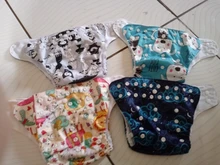 [Simfamily]-Conjunto de pañales para bebé, pañal de tela lavable reutilizable, cubierta ajustable ecológica, 3-15kg