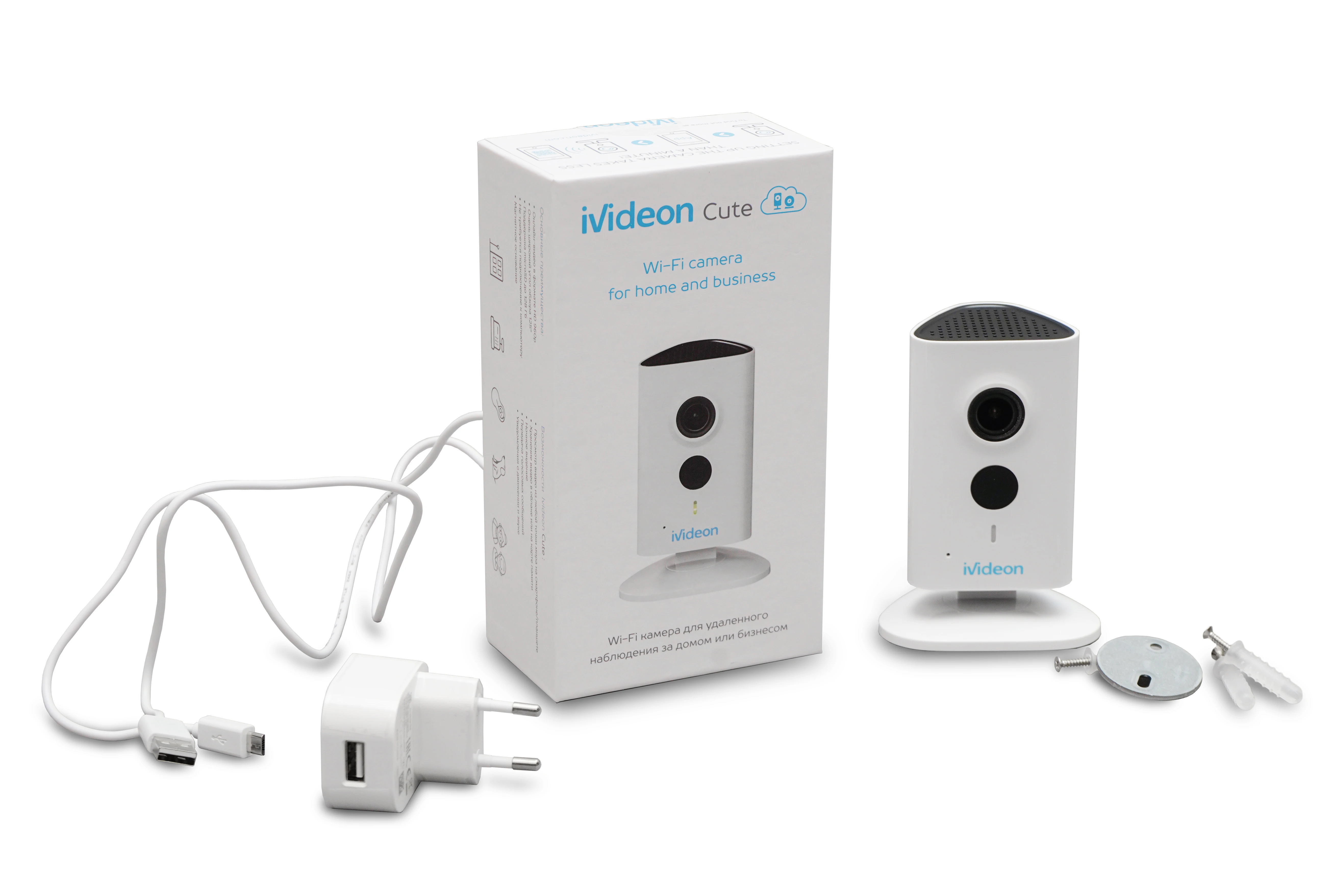 Умная Wi Fi камера видеонаблюдения Ivideon Cute присмотрит за тем что вам дорого|Камеры