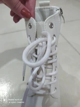 COOTELILI-Botines de punta redonda con cremallera y cordones para mujer, zapatos de moda, antideslizantes, con tacón de 5,5 cm, 2020