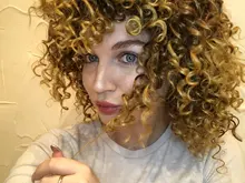 NNZES-peluca Afro rizada para mujeres negras, pelo largo sintético con flequillo, color negro y gris, 14 pulgadas