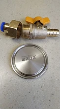 12mm Hose Barb x 1/2 BSP Male Thread Two Way Brass Ball Valve For Oil Water Air